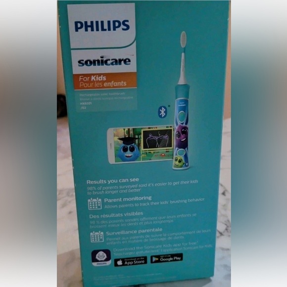 Philips Sonicare HX6321/02 Rechargeable Electric Toothbrush for Kids. NIB NEW! - Picture 3 of 5